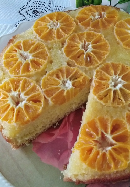 Recept - Obrátený mandarínkový koláč