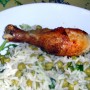 Pečené kurča s ryžou za 18 minút (fotorecept)