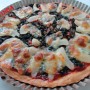 Pizza špenátovo-hrušková s chilli (fotorecept)