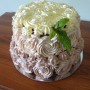 Torta s ružami (fotorecept)