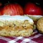 Jablkový koláč zo šľahačkového cesta (fotorecept)