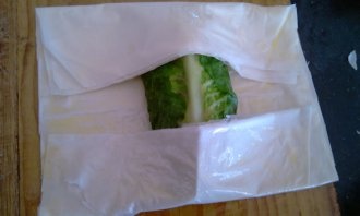 Rybie filé s hríbikami obalené v hlávkovom šaláte a lístkovom ceste (fotorecept) - obrázok 9