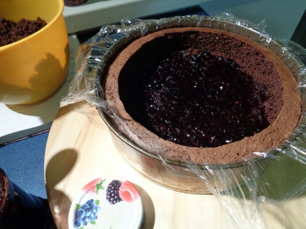 Torta čokoládová s tvarohom a višňami (fotorecept) - obrázok 4