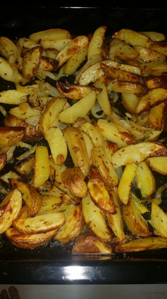 Kurča pečené na kile soli so zemiakmi (fotorecept) - obrázok 5