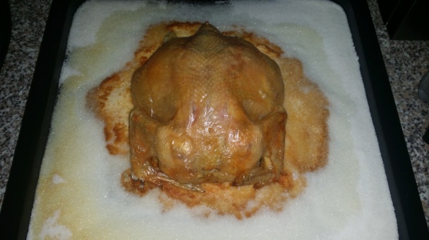 Kurča pečené na kile soli so zemiakmi (fotorecept) - obrázok 6