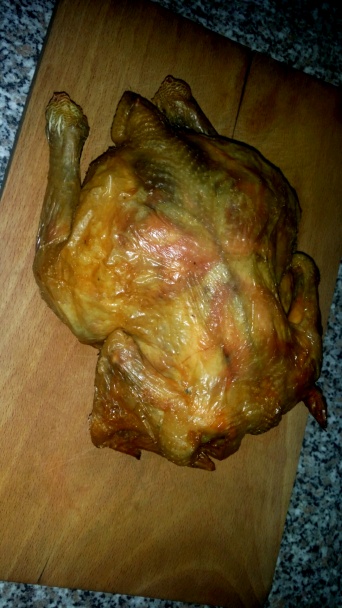 Kurča pečené na kile soli so zemiakmi (fotorecept) - obrázok 9