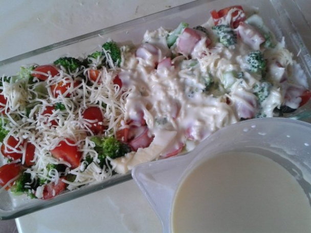 Zapekaná brokolica s cuketou a cherry paradajkami (fotorecept) - obrázok 3