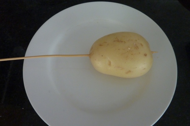 Pečené zemiaky Hasselback po našom - obrázok 1