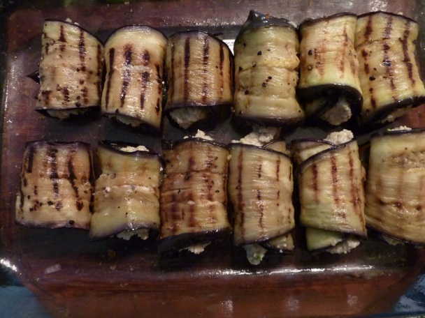 Vianočné baklažánové rolky - obrázok 2