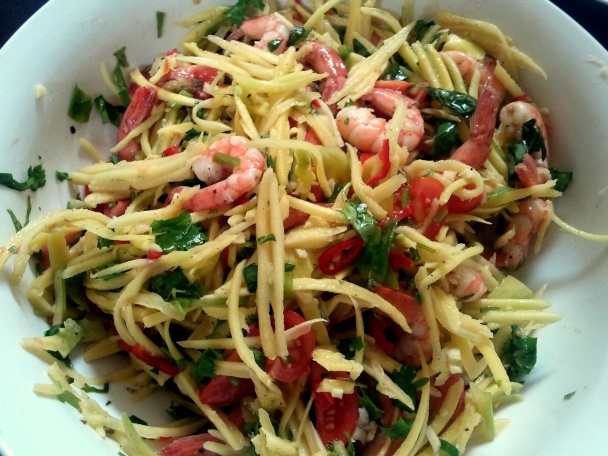 Vietnamsky mangovy salat - Goi Xoai - obrázok 2
