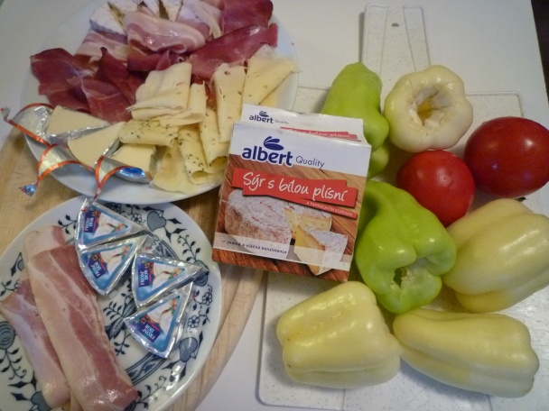 Pečená paprika s bagetou & opekané zemiačky (fotorecept) - obrázok 1