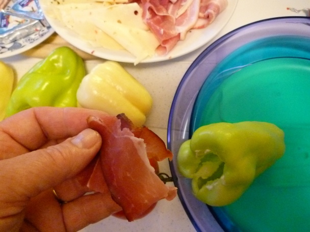 Pečená paprika s bagetou & opekané zemiačky (fotorecept) - obrázok 3