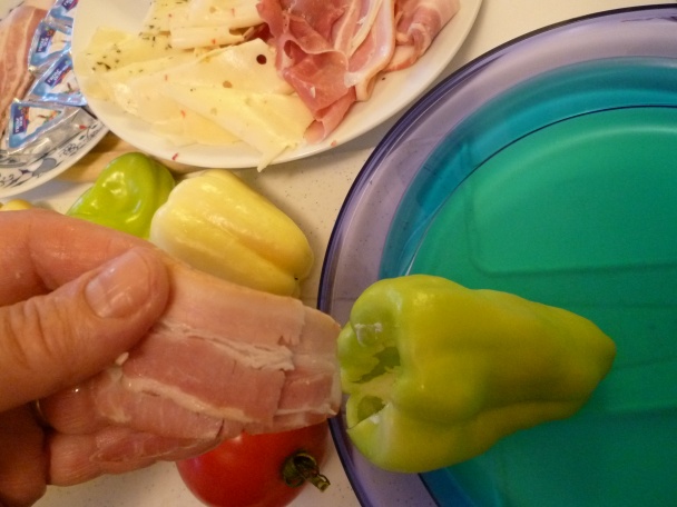 Pečená paprika s bagetou & opekané zemiačky (fotorecept) - obrázok 5