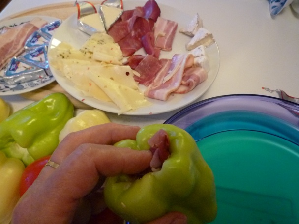 Pečená paprika s bagetou & opekané zemiačky (fotorecept) - obrázok 7