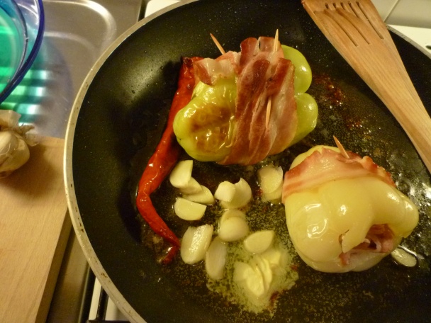 Pečená paprika s bagetou & opekané zemiačky (fotorecept) - obrázok 12