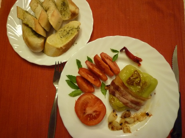 Pečená paprika s bagetou & opekané zemiačky (fotorecept) - obrázok 13