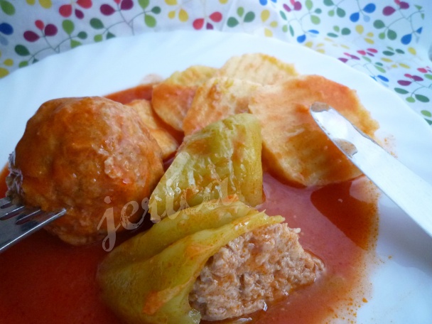 Jemná PLNENÁ PAPRIKA bez ryže (fotorecept) - obrázok 13