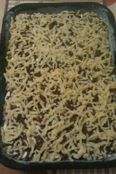 Strúhaný tvarohovo-jablkový koláč (fotorecept) - obrázok 7