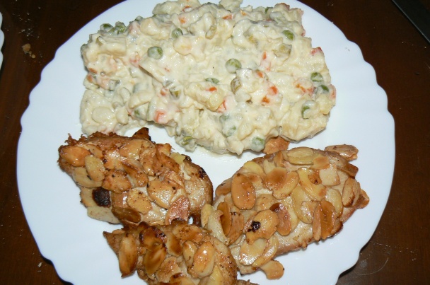 Kuracie prsia obaľované v sekaných mandliach (fotorecept) - obrázok 5