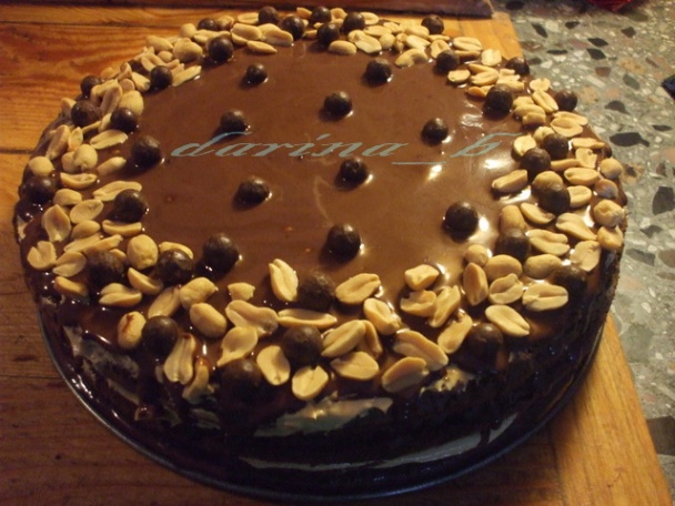 Kávovo-arašidová torta  - obrázok 8