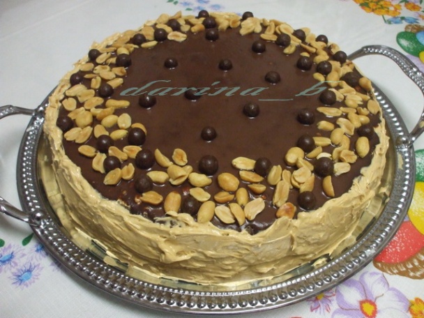 Kávovo-arašidová torta  - obrázok 9
