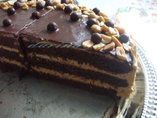 Kávovo-arašidová torta  - obrázok 10