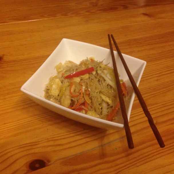 Ázijské ryžové vermicelli rezance s kuracím mäsom (fotorecept) - obrázok 10