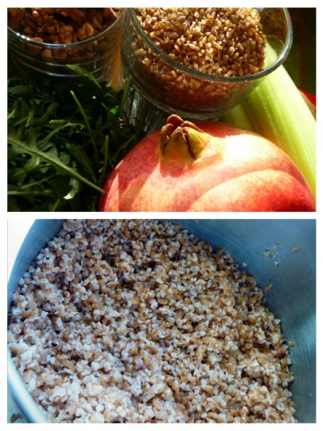 Bulgur s rukolou a granátovým jablkom (fotorecept) - obrázok 1