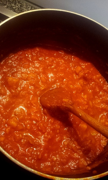 Gnocchi s duseným ružičkovým kelom v paradajkovej omáčke (fotorecept) - obrázok 9