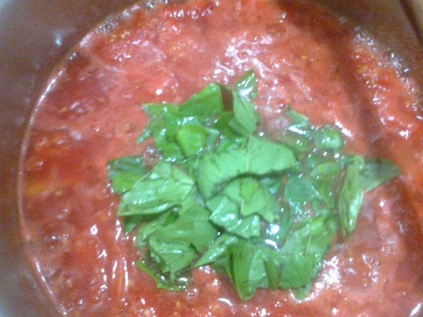 Paradajky s bazalkou - polotovar na cestoviny - domáca - Polpa di pomodoro (fotorecept) - obrázok 6