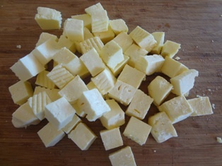 Opečené halloumi s paradajkami a cestovinou (fotorecept) - obrázok 1