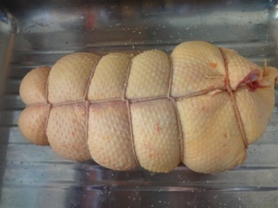 Pečená kačica plnená jelením mäsom (fotorecept) - obrázok 4