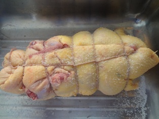 Pečená kačica plnená jelením mäsom (fotorecept) - obrázok 5