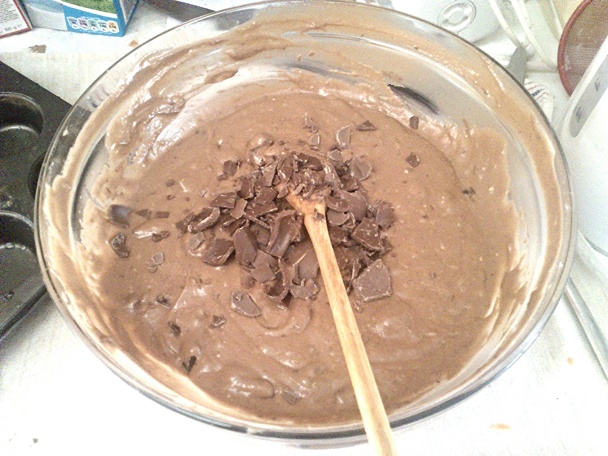 Muffiny s kúskami čokolády (fotorecept) - obrázok 3