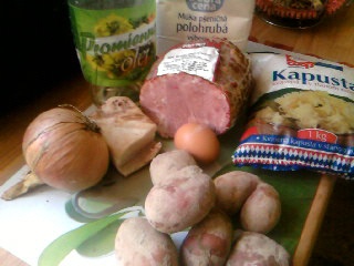 Zemiakové gule s údeným  mäsom (fotorecept) - obrázok 1