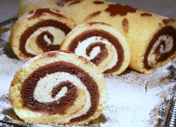 Trojfarebná roláda (fotorecept) - obrázok 20