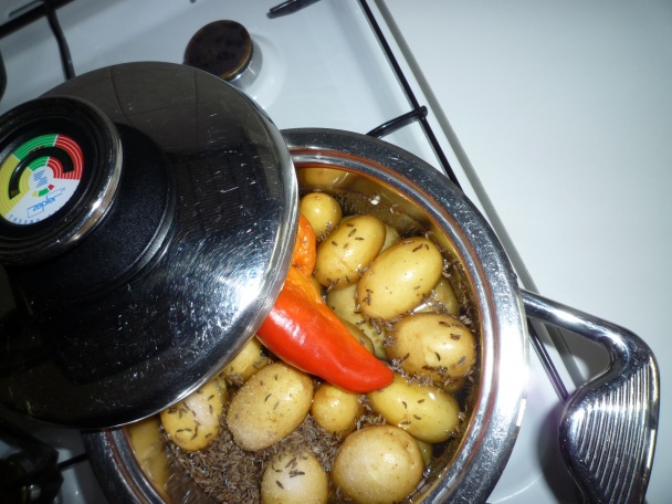 Pečená paprika s bagetou & opekané zemiačky (fotorecept) - obrázok 15