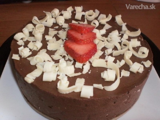 Mrazená čokoládová torta (fotorecept)