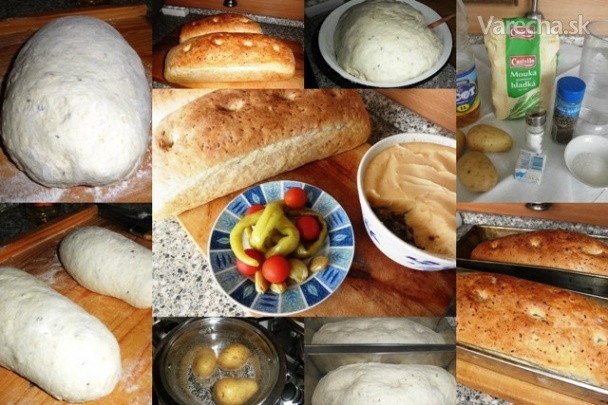 Domáci chlieb so zemiakmi (fotorecept)