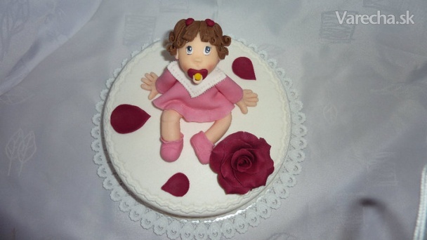 Postup na bábiku na tortu pre malé oslávenkyne (fotorecept)
