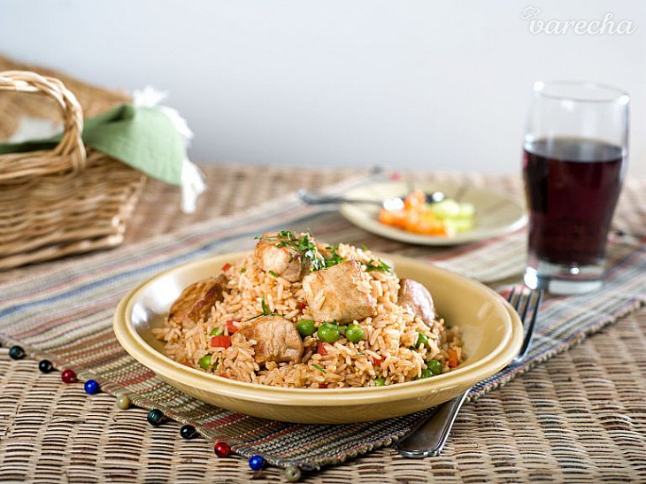 Restovaná ryža Chaufa