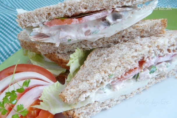 Tuniakový sendvič (fotorecept)