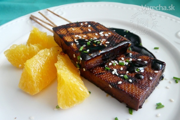 Grilované tofu s pomarančovým teriyaky (fotorecept)