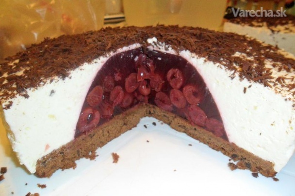 Višňovo-tvarohová torta (fotorecept)
