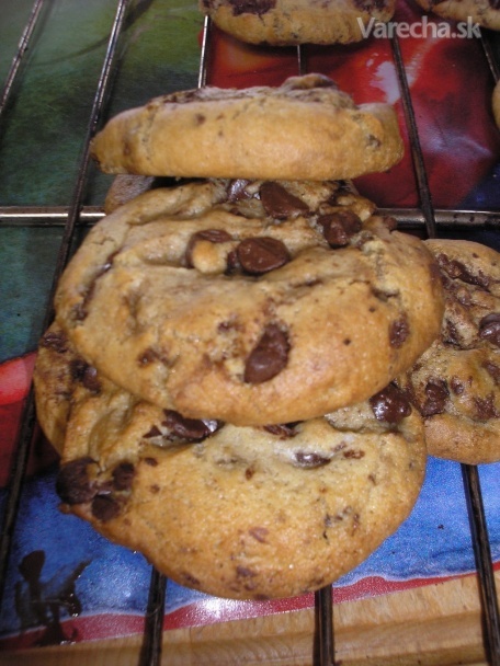 Čokoládové chip koláčiky - cookies (keksové)