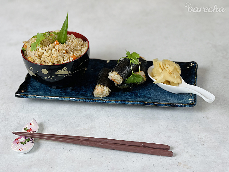 Opekaná ryža čahan a domáce tradičné onigiri (videorecept)