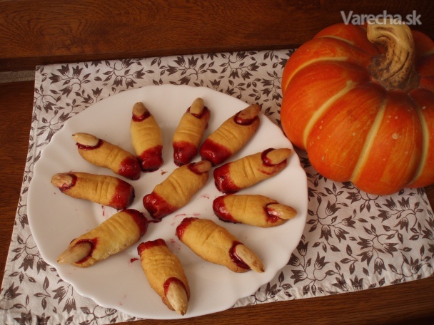 Recept - Halloweenske prsty