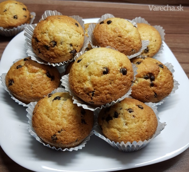 Jednoduché kokosové muffiny (fotorecept)