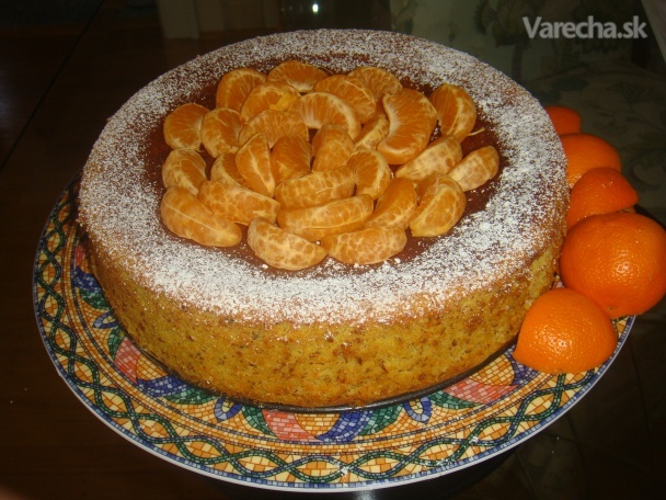Pomarančová torta - Orange and almond cake (fotorecept)