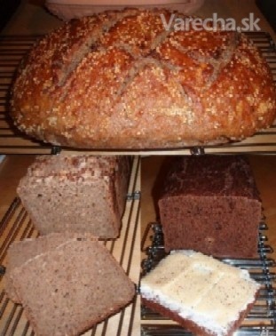 Ražný kvas a ražný chlieb (fotorecept)